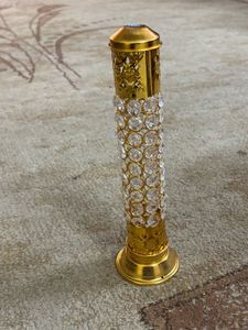 Set  Of 2 Gold&amp;Crystal Incense/Agarbatti Holde
