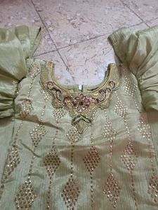 Elegant Green Ethnic Gown