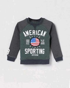 Max Olive Green American Sporting Kids Sweatshirt