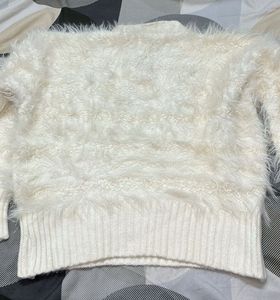 White Woollen Sweater