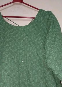 Thread Work Kurti Party Wear