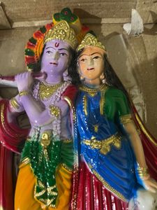 Radha Krishna Handicraft Frame - For Keys