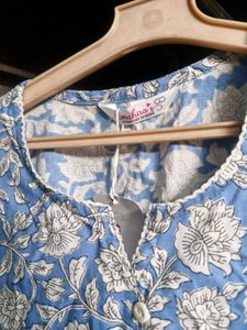 Short Kurti Blue
