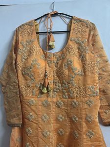 Orange Ethnic Gown
