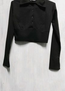 Black Long Sleeve Top