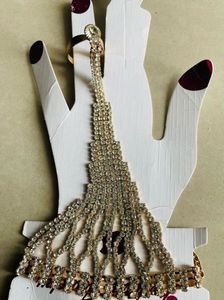 AD Diamond Hand Bracelet