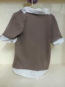 Brown Layered Look Top