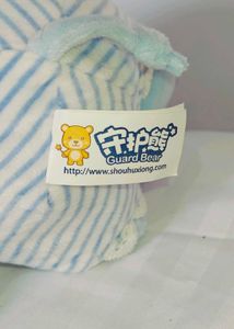 Sleepy Blue Elephant Plush