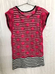 Rose Pink Short Sleeve Top