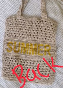 anko Summer Crochet Tote Bag