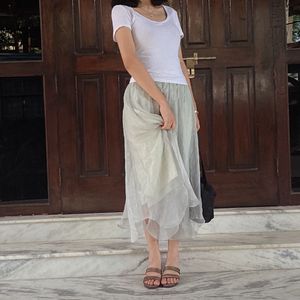 Korean Fairycore Pinterest Skirt
