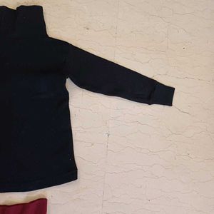 Lux Cottwool Neck Kids Thermal Tops - Set