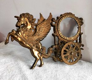 Vintage Pegasus Chariot Showpiece