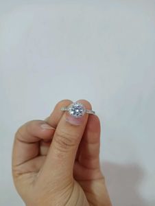 New Silver Ring With Packaging