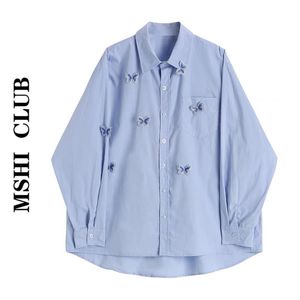 Savana Blue Butterfly Shirt