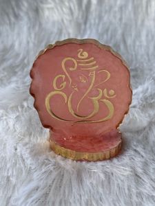 Golden Aura – Elegant Ganesh Resin Decor ✨🪔