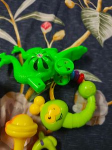 8 new born rattles