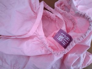 Cottage Core Pink Bustier Crop Top