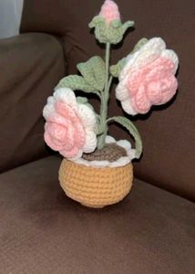 Rose Pot Crochet