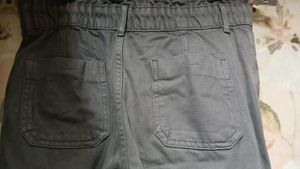 Gray Straight Leg Jeans