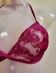 Magenta Lingerie Set