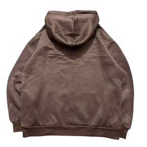Brown Graphic Hoodie