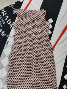 Pink Patterned Dress