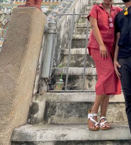 Comfy Everyday Wear Cotton Co-od Set - Rust Color