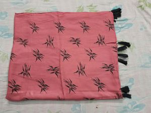 New Rayon Peach Printed Stole