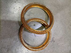 Set of Two Gold Bangles