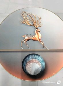 SAF paintings deer modern art Crystal Embedded