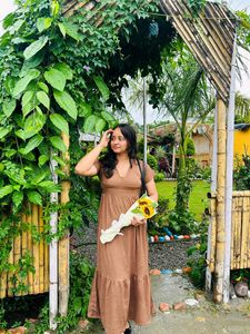 Brown Maxi Dress