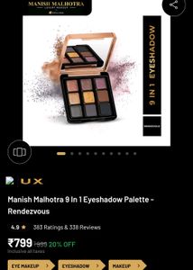 Manish Malhotra Eyeshadow Palette - Reviere