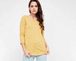 Yellow Striped T Shirt