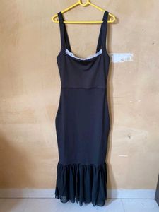 Black Mermaid Maxi Dress
