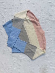 H&amp;m Pastel Colorblock Knit Sweater