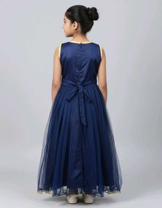 Girls&#39; Navy Floral Dress