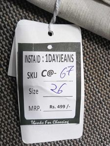 C@67 Size-26 Straight Jeans