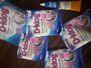 drain cleaner sealed pack and fevicol