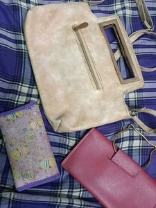 Sling Bag Clutches Wallet Combo