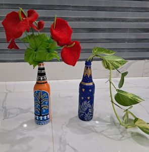 Two Bottle Art painting(240rs/850 coins for both)