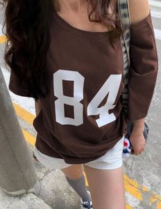 Oversized &#39;84&#39; Graphic Tee