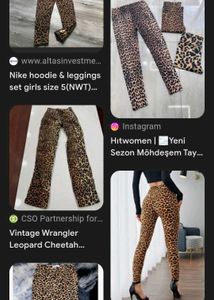 Y2k Leopard Print Low-rise Skinny Pants 🐆🪶🐥🐠🦂