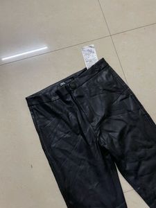 ZARA imported leather pant
