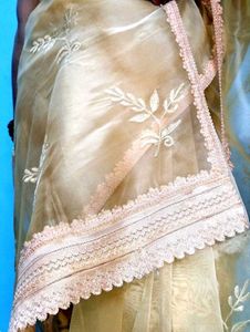 Elegant Embroidered Saree