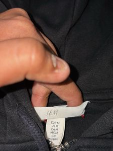 Black Zip-Up Hoodie