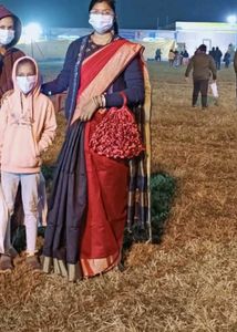 Cotton Hafe Haf Saree