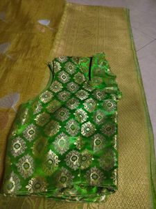 Banarasi Silk Saree &amp; Blouse