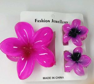 Flower Hair Clip Set