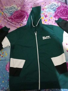 Green Graphic Hoodie